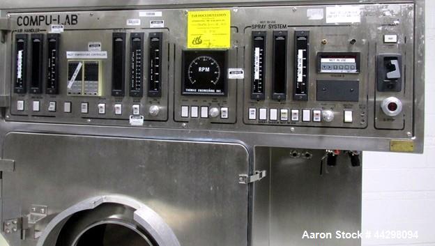 Used Thomas Engineering Compu-Lab Coating Pan