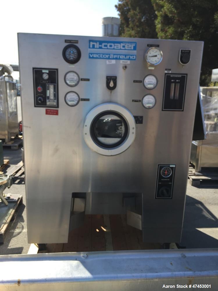 Used- Vector Freund Hi-Coater Coating Pan