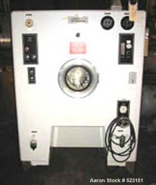 USED: Vector Hi-Coater, model HCT60. 24" diameter, self-contained air handling system, model PU-GPA flow control pump with t...