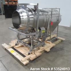 Industrial Stainless Steel Seasoning Tumbler for Snacks & Food Processing