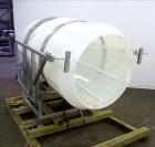 Used Seasoning Drum Tumbler, Plastic. Approximately 41-1/2