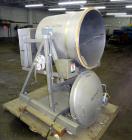 Used Drum Seasoning Tumbler / Mixer. 304 Stainless Steel.