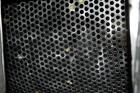 Used Coating Drum, Stainless Steel. Perforated drum approximate 23