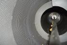 Used Coating Drum, Stainless Steel. Perforated drum approximate 23