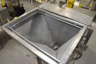 Used Coating Drum, Stainless Steel. Perforated drum approximate 23