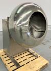 Used- Coating Pan, 39" Diameter, Stainless Steel. With (6) welded ribs 3/4" wide x 1/2" thick, 21" deep x 20.5" diameter ope...