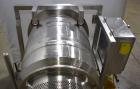 Used Spray Dynamics Soft Flight Coating Drum, Stainless Steel. Approximate 30
