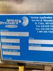 Used Spray Dynamics Spray Coating System – FastBack Feeder, Liquid & Dry Applicators, SS Mix Tanks, Built 2008