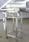 Used Spray Dynamics Soft Flight Coating Drum, Model 48X24, 304 Stainless Steel.  Approximately 24” diameter x 51” long drum with flights, manual drum pitch adjustment.  Driven by a 1/2 hp, 3/60/230/4...
