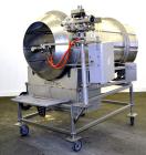 Used Spray Dynamite Rotary Drum Tumbler/Liquid Applicator, 304 Stainless Steel. 30