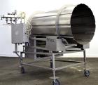 Used Spray Dynamite Rotary Drum Tumbler/Liquid Applicator, 304 Stainless Steel. 30