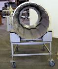 Used Spray Dynamite Rotary Drum Tumbler/Liquid Applicator, 304 Stainless Steel. 30
