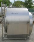 Used Coating drum, horizontal, 304 stainless steel. 38