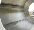 Used Coating drum, horizontal, 304 stainless steel. 38