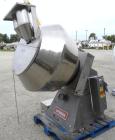 Used Stokes Multi-Purpose Coating Pan, Model 900-1-8, 304 Stainless Steel. Hexagonal-shaped coating pan, approximate 42’’ diameter x 32’’ deep, 10,000 cubic inch (290 pound) volume. 26-3/4’’ Diameter...