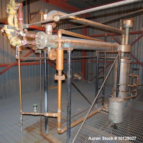 Used- Bubble Cap Tray Distillation Column. Stainless steel distillation column system. The system when last used had 5% alco...