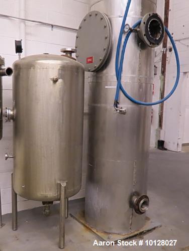 Used- Bubble Cap Tray Distillation Column. Stainless steel distillation column system. The system when last used had 5% alco...