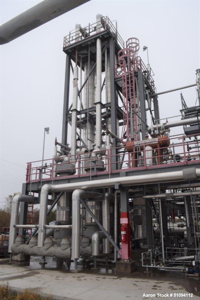 Used Mitternight Boiler Works Reactor Column System.
