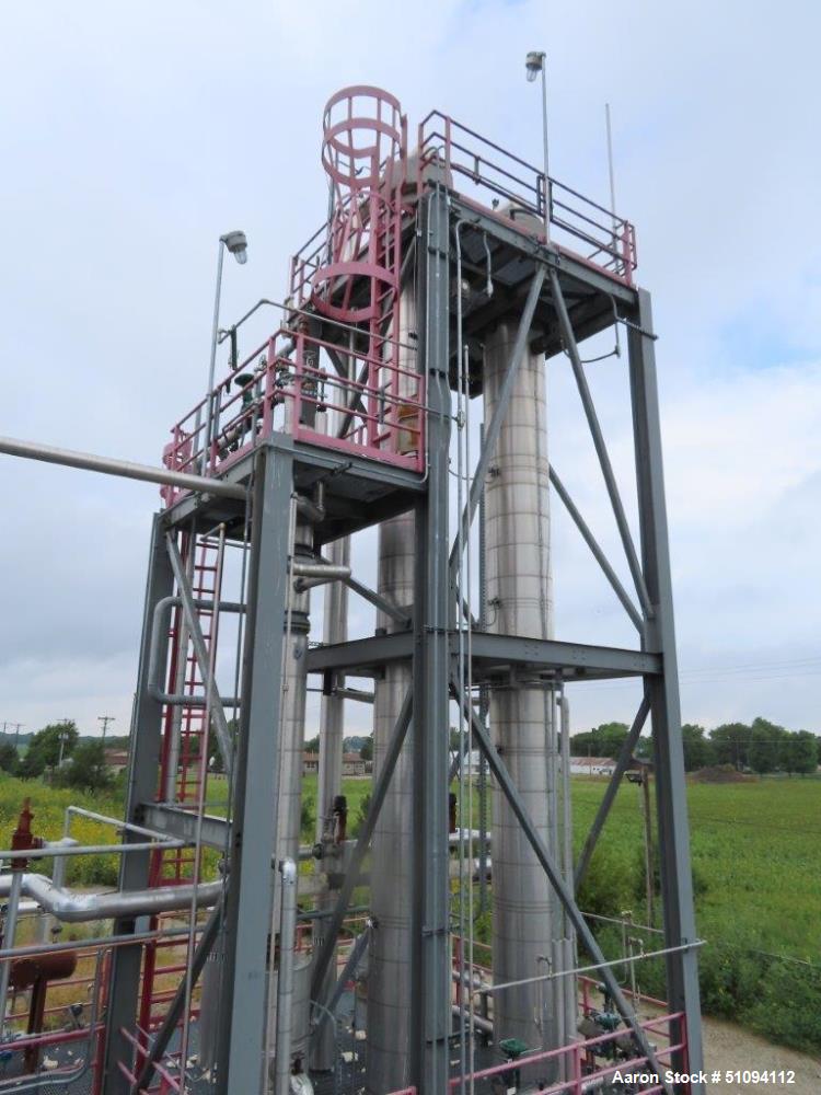 Used Mitternight Boiler Works Reactor Column System.