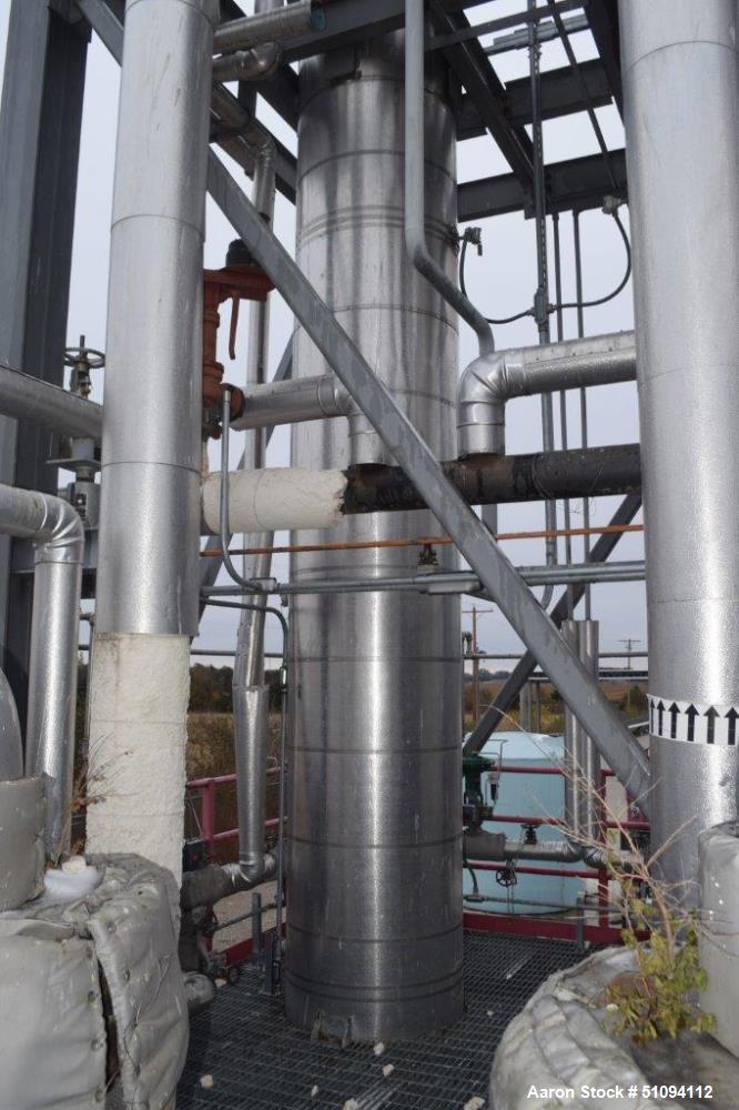 Used Mitternight Boiler Works Reactor Column System.