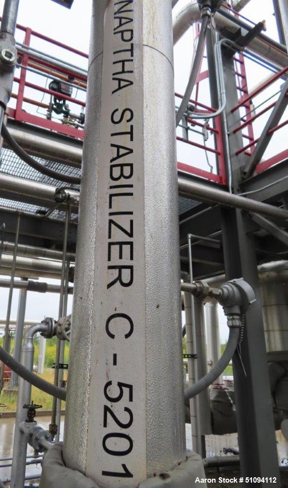 Used Mitternight Boiler Works Reactor Column System.