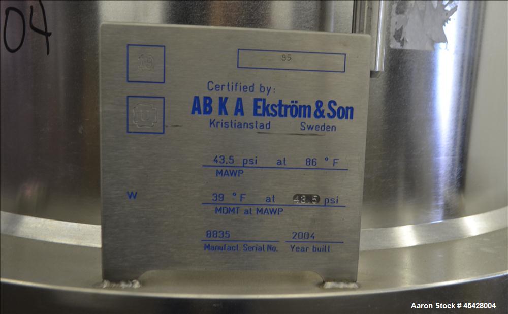 Used Stainless Steel Amersham Biosciences Chromaflow Column, Model 800/100-300