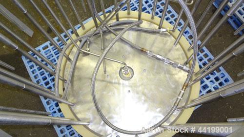 Used Amicon Limited Chromatography Column, Model S1000 X 1000, 316 Stainless Steel. (2) Vertical column sections approximately 1000 mm (39.3’’) diameter x 1143 mm (45’’) tall, rated 3.1 bar (45 psi)....