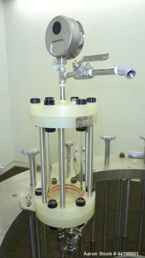 Used Amicon Limited Chromatography Column, Model S1000 X 1000, 316 Stainless Steel. (2) Vertical column sections approximately 1000 mm (39.3’’) diameter x 1143 mm (45’’) tall, rated 3.1 bar (45 psi)....
