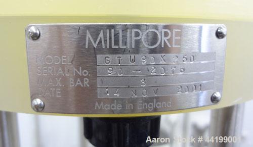 Used Amicon Limited Chromatography Column, Model S1000 X 1000, 316 Stainless Steel. (2) Vertical column sections approximately 1000 mm (39.3’’) diameter x 1143 mm (45’’) tall, rated 3.1 bar (45 psi)....