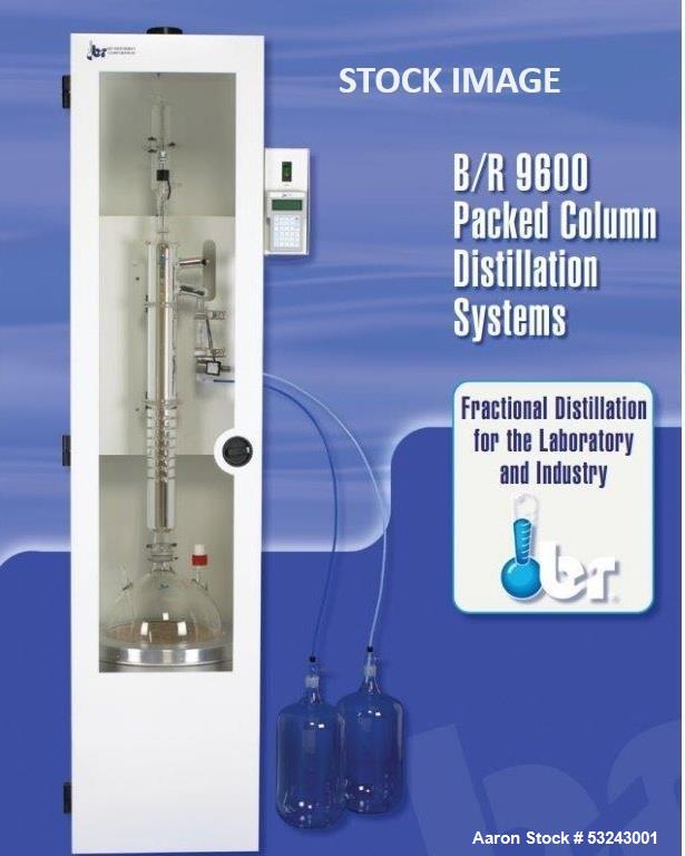 Unused- B/R Instrument Packed Column Distillation System, Model B/R 9600.