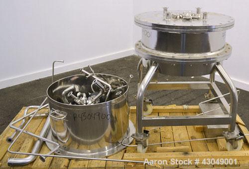 Used Stainless Steel Pharmacia Biotech BioProcess Column, Model BPSS 600/200