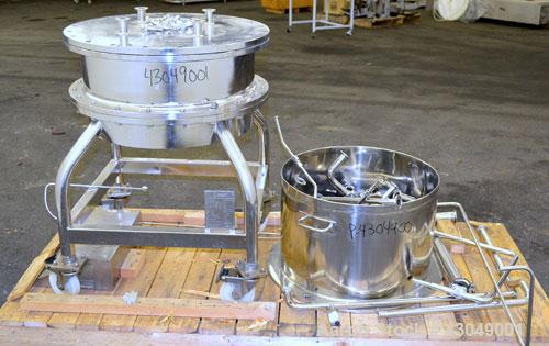 Used Stainless Steel Pharmacia Biotech BioProcess Column, Model BPSS 600/200