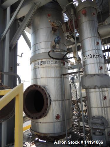 Used Chem-Pro Skid Mounted Butadiene Distillation System.