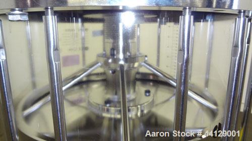 Used GE Healthcare Life Sciences Glass Chromatography Column, Model BPG 450/500, Code #18-1103-71. (1) Vertical glass column 450 mm (17.7’’) diameter x 500 mm (19.6’’) tall, rated 2.5 bar (36.2 psi) ...