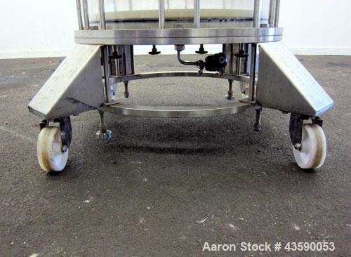 Used Millipore Biochromatography Process Column, Model P-630X500. Approximate adjustable capacity 16-56 liters(4.2-14.7 gallons). Acrylic tube approximate 630mm(24.8”) x 500mm(19.6”) deep, rated 3 ba...