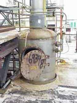 Used- Stainless Steel Missouri Boiler Works Packed Tray Column