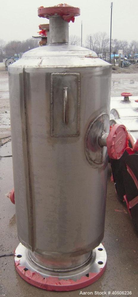 Unused- Mueller Distillation Column, 14" Primary  Glycerin Distallation Column C-601.  304L Stainless Steel, Vertical. 14" diameter x 313" overall height, (3) bolt together sections, internal rated 5...