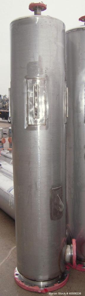 Unused- Mueller Distillation Column, 14" Primary  Glycerin Distallation Column C-601.  304L Stainless Steel, Vertical. 14" diameter x 313" overall height, (3) bolt together sections, internal rated 5...