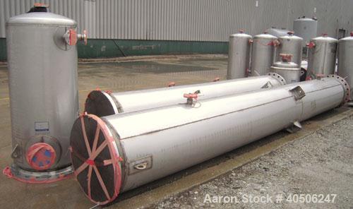 Unused- Mueller Distillation Column,  24" Methanol Distillation Column, C- 801, 304L Stainless Steel, Vertical. 24" diameter x 544" overall height, (4) bolt together sections, internal rated 40 psi a...