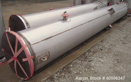Unused- Mueller Distillation Column,  24" Methanol Distillation Column, C- 801, 304L Stainless Steel, Vertical. 24" diameter x 544" overall height, (4) bolt together sections, internal rated 40 psi a...