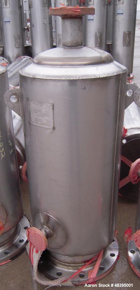 Used- Mueller Distillation Column, 14" PrimaryGlycerin Distallation Column C-601. 304L Stainless Steel, Vertical. 14'' diame...