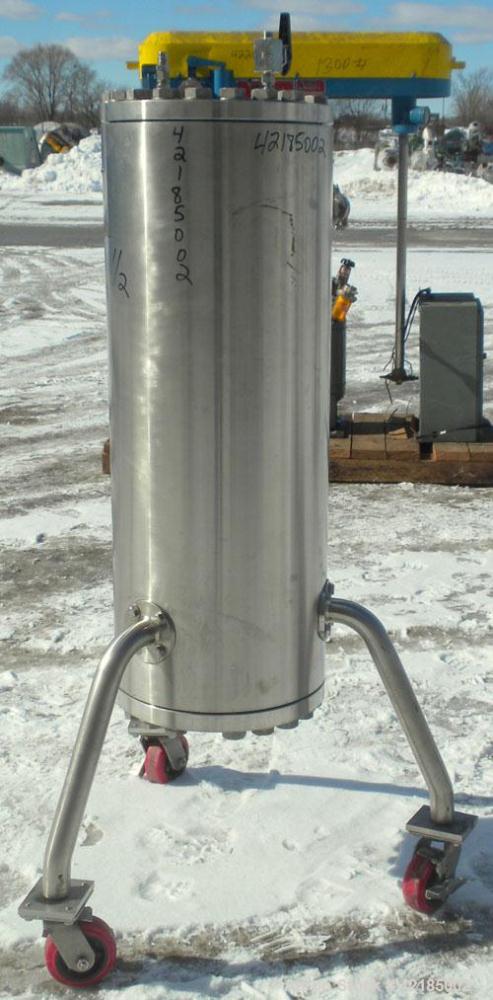 Used Stainless Steel Technikrom High Pressure Liquid Chromatography Column, Mod