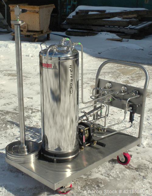 Used Stainless Steel Technikrom High Pressure Liquid Chromatography Column, Mod