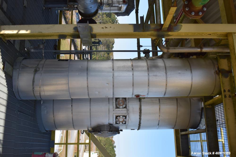 Used- Troy Boiler Works Stripper/Rectifier Column