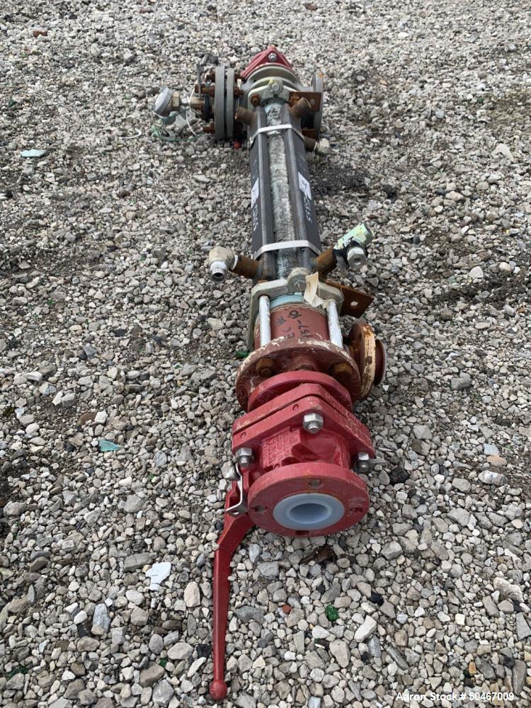 Used-6" PFA lined column, jacketed.