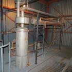 Used- Bubble Cap Tray Distillation Column. Stainless steel distillation column system. The system when last used had 5% alco...