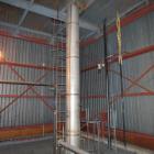 Used- Bubble Cap Tray Distillation Column. Stainless steel distillation column system. The system when last used had 5% alco...