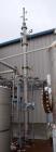 Used Scrubber Column, Stainless Steel, Vertical. (3) Bolt together sections approximate 10
