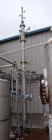 Used- Scrubber Column, Stainless Steel, Vertical. (3) Bolt together sections approximate 10