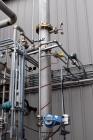 Used Scrubber Column, Stainless Steel, Vertical. (3) Bolt together sections approximate 10